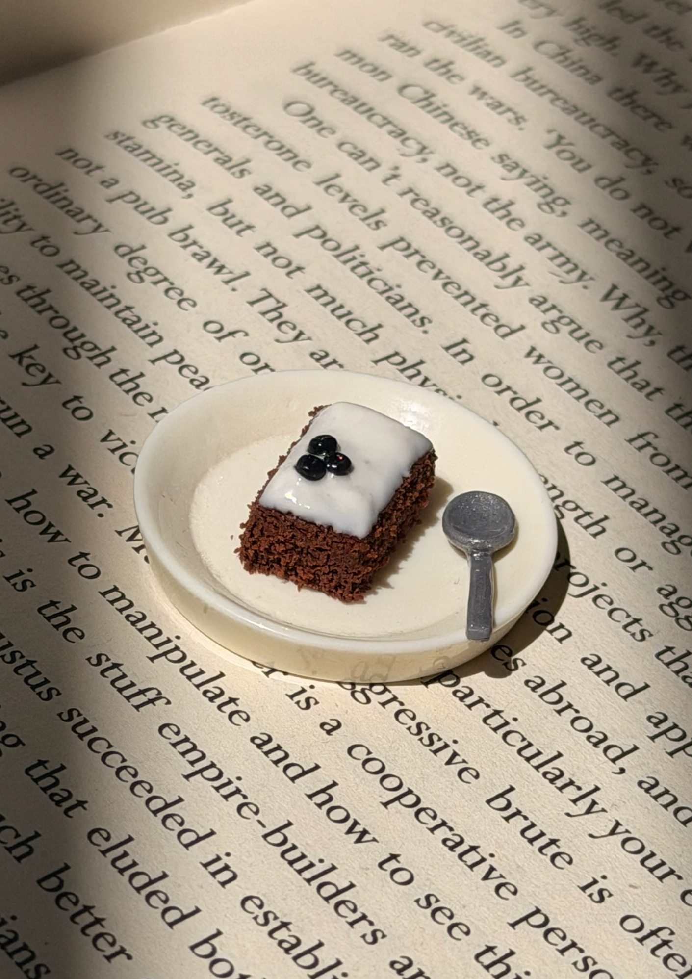 Chocolate Sponge & Icing Slice Miniature