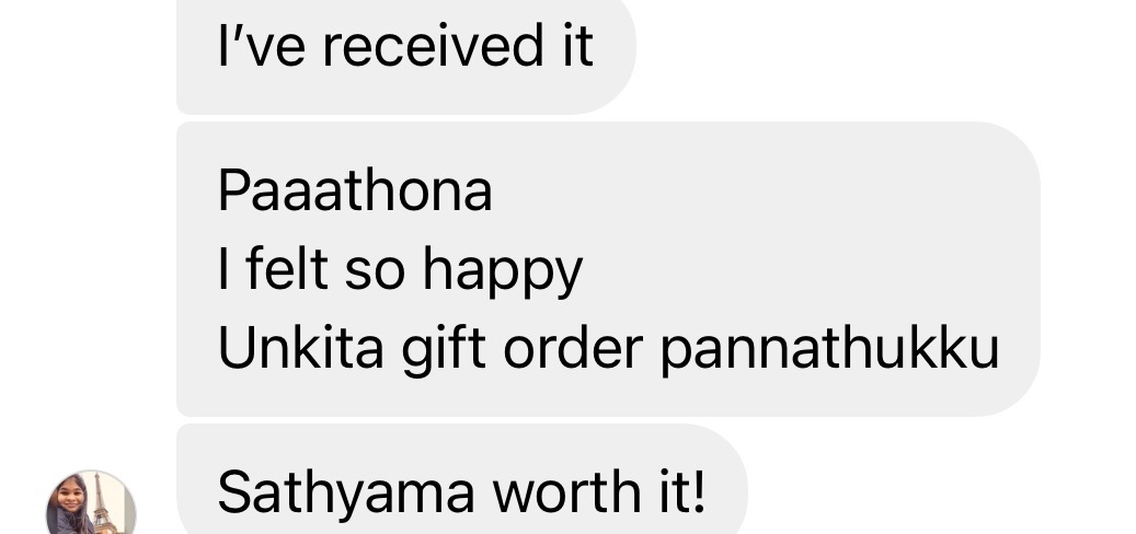 Customer review screenshot