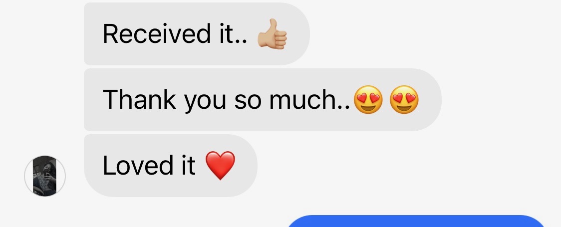 Customer review screenshot
