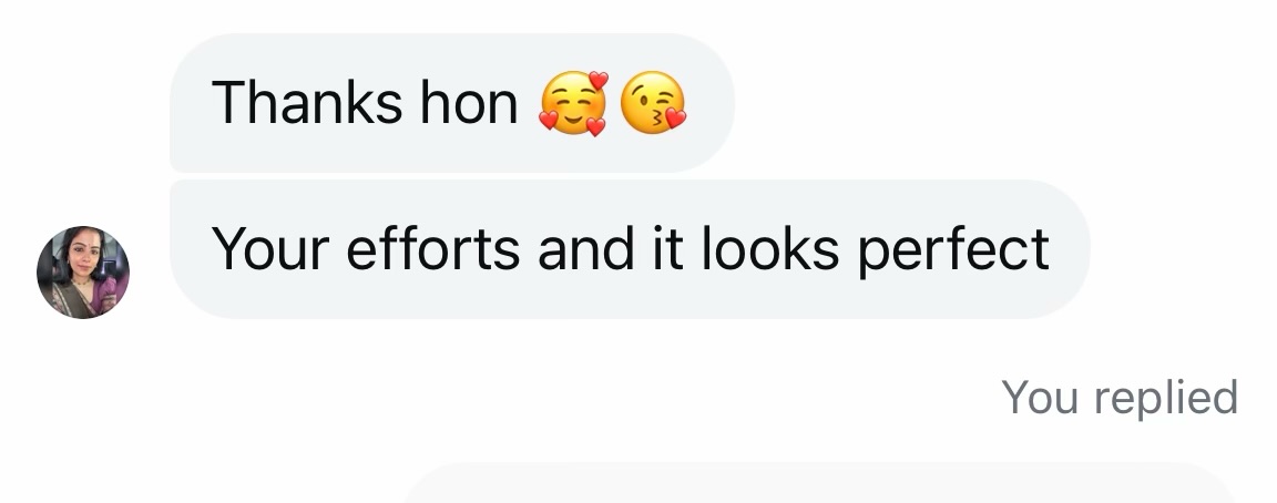 Customer review screenshot