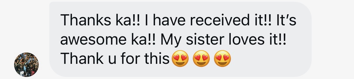 Customer review screenshot